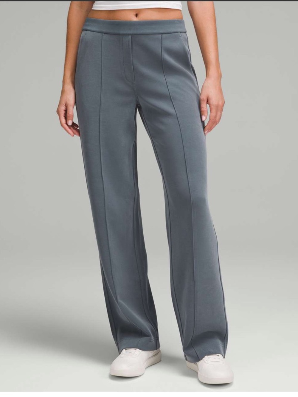 Lululemon Softstreme Pintuck Mid-Rise Pant Reg Small travel casual